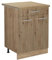 Vicco Küchenunterschrank R-Line, Artisan-Eiche/Goldkraft Eiche, 60 cm mit Schublade, AP Eiche