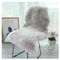 Faux Lammfell Schaffell Teppich 60 * 180cm Lammfellimitat Carpet Longhair Felloptik Flauschige Weicher Fellteppich Stuhlkissen Bodenteppich Sitzfelle Nachahmung Wolle Matte für Sofa Wohnzimmer