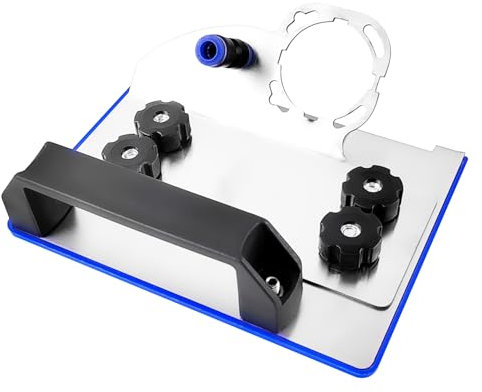 Supporto Smerigliatrice Angolare, Taglio di Precisione, Altezza Regolabile, Taglio 45 Gradi Piastrelle, Supporto per Smerigliatrice Angolare per Smerigliatrice Angolare Modello 100 (Blau)