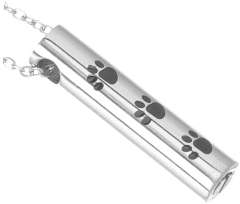 Happyyami Urnen-Halskette Aus Metall Mit Für Asche Feuerbestattungskette Gedenksteine Asche Andenken Schmuck