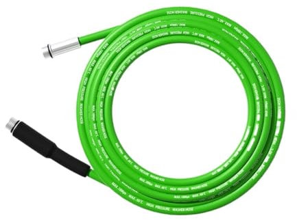15M Sewer Drain Water Cleaning Hose Pipe Cleaner，Compatible for Karcher Huter Hammer Nilfisk STIHL Bosch Lavor High Pressure Washer(B)