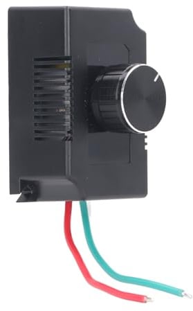 Aramox Contrôleur de Vitesse de Ventilateur Variable, Régulateur de Vitesse de Moteur AC pour un Contrôle Facile, Idéal pour les Ventilateurs et les Ampoules en Tungstène avec Réglage en Continu