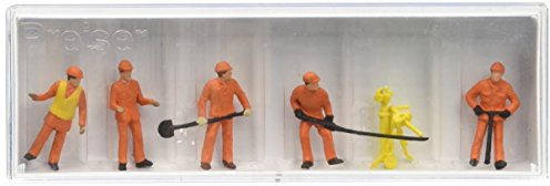 Preiser 1/87 th - PR14035 - Model Railway - Workers at Work