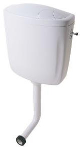 Regiplast 2151 WC-Tank, 2-Mengen-Spülung, halbtief