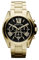 Michael Kors Damenuhr Chronograph Bradshaw Edelstahl goldfarben, MK5739