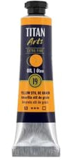 Titan - Peinture à l'huile extra fine 20 mln° 19 : Couleur à l'huile exceptionnellement vive avec une grande concentration pigmentaire.