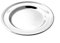 Ten Sottopiatto argentato argento silver plated stile Inglese cod.EL096 cm 1,5h diam.31 by Varotto & Co.
