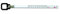 BMI 520044050A Glasfaserbandmaß 50-A 50m mit Teilung im Standard Rahmen