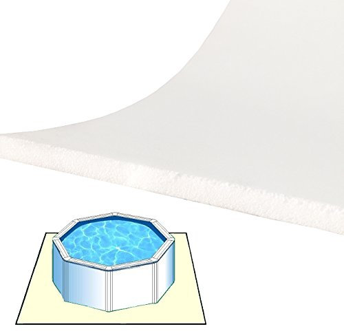 Zavattishop Tappeto materassino Morbido da Fondo 4 x 4 m per Piscina fuoriterra