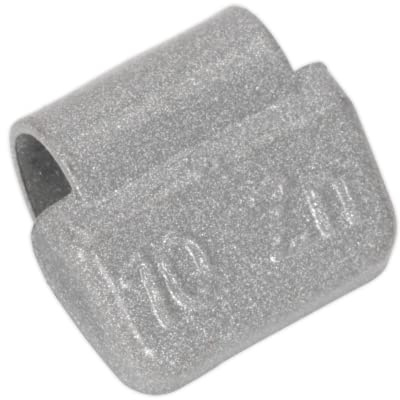 Sealey WWAH10 10g Wheel Weights Hammer-On Plastic Coated Zinc - Alloy Wheels - Pack of 100
