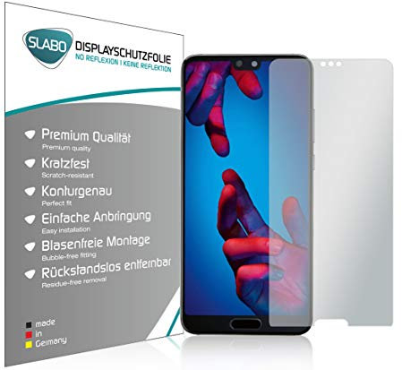 Slabo 4 x Displayschutzfolie für Huawei P20 Displayfolie Schutzfolie Folie Zubehör No Reflexion MATT