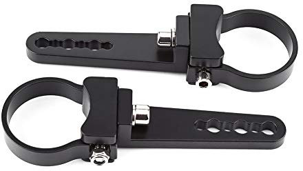 Support de de Lumière, Keenso Supports de Fixation pour Lampes de Travail Colliers de serrage Tube Pince Barre de Support de Cage pour des Véhicules Hors Route(2Inch)