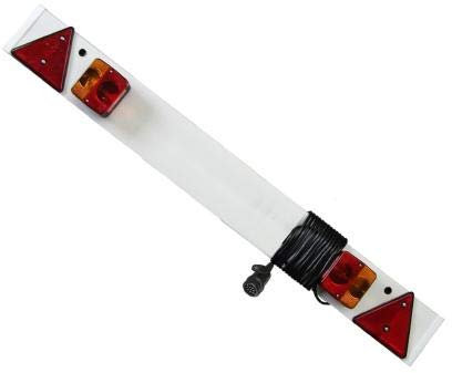 leisure MART Trailer lighting board 4ft with 5 meters of cable with 13 PIN PLUG Part no. LMX2410