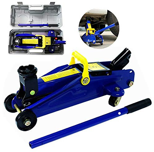 Steel Floor Jack Heavy Duty 2 Tons 4000lbs Capacity Car Trolley Jack Hydraulic Jack for Honda Toyota Audi BMW Ford Car Van Repair