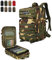 Doshwin 40L Taktischer Militär Rucksack Großer Armee Molle Assault Pack für Wandern Reisen Trekking Camping (Wald)
