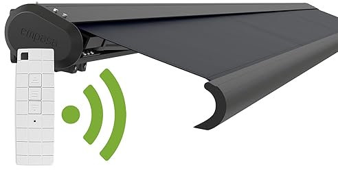 empasa elektrische Vollkassettenmarkise 'Profi' Kassettenmarkise Gelenkarmmarkise Markise Sonnenmarkise Sonnenschutz komplett vormontiert, viele Farben und Größen wählbar