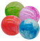 STUWU 4X Kunststoffball MARMORBALL 26cm inkl. Ballnadel Fussball Gymnastikball