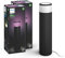 Philips Hue – Calla Large Outdoor Sockelleuchte, 2er-Pack, Schwarz, 1x8W