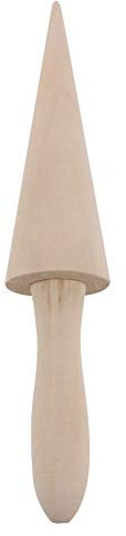 Alvinlite Hölzerne Eistüte Form, Waffel-Kegel-Roller Creme Horn Formen Eierrolle Konische Form DIY Kochen Backen Werkzeug