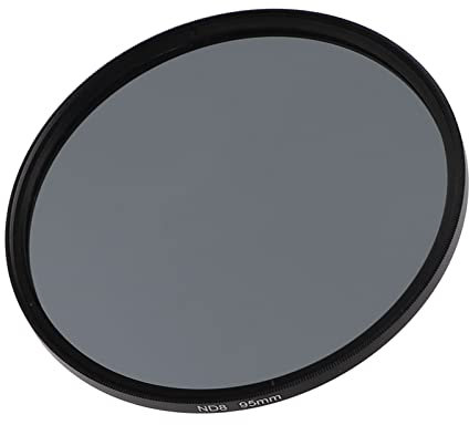 Akozon Filtri per Obiettivi ND Filtri per Obiettivi a Densità Neutra Filtro ND Multistrato da 95 Mm per Fotocamere Digitali(ND8)