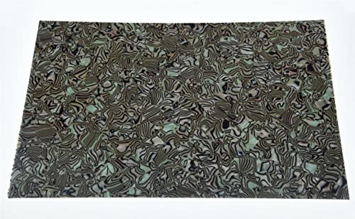 Dopro Uncut 27,9 x 43,2 cm DIY Blank Gitarre Bass Schlagbrett Material Blatt Kratzplatte Material Blatt 29 x 43 cm Bronze Shell 3-lagig (Schneiden Sie Ihren eigenen Schlagbrett)