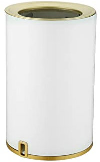 Poubelle/Bac Ordure 8L ronde ouverte de la poubelle et de recyclage de la poubelle, des ordures for les toilettes de restaurant de bureau à domicile, une grande ouverture de 8 pouces Poubelle Cuisine