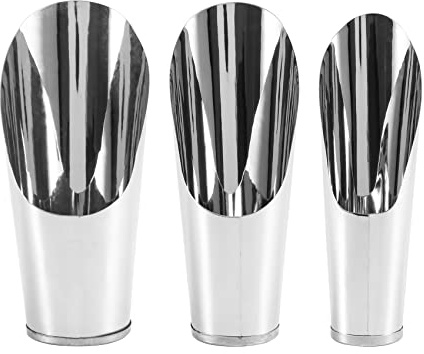 Bonsai-Bodenschaufel, Metall, 3-teiliges Set, Edelstahl-Handerde, Bonsai-Werkzeug-Set