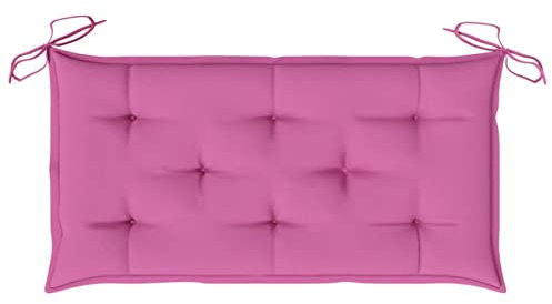 Homgoday Gartenbank-Auflage Gartenbankauflage, Bankkissen Auflage für Gartenbank, Bankauflage Sitzkissen Polsterauflage, Bankpolster Rosa 100x50x7 cm Oxford-Gewebe