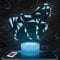 Nachttischlampe - Touch-Nachtlicht Geometrisches Pferd 3D-LED-Lampe Illusion, Geschenkidee Weihnachten Geburtstag Junge und Mädchen Nachttischlampe Kinder- oder Erwachsenenzimmer TOP