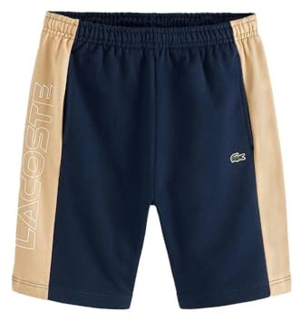 Lacoste Short de survêtement Colourblock pour homme, bleu, Bleu, S
