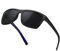 grinderPUNCH Gafas de sol polarizadas para hombre, ligeras, protección UV400, antirreflejos, cuadradas