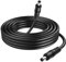 GINTOOYUN 32.8FT DC 5521 Stromkabel, 18AWG DC 5.5MM x 2.1MM Stecker Stecker Netzteilkabel für LED, CCTV, Auto, Monitore, etc-10m(10m)