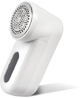 Girmi ST1201 Levapelucchi, 6 lame Inox, 2 Velocità, Ricarica in 3 ore, Griglia 50mm, Pennellini per pulizia, Bianco