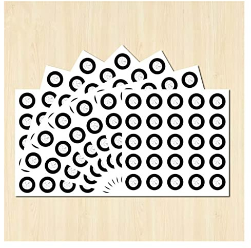 Markierungspunkte zum Scannen 3D-Scan Markierungspunkte 8 mm 16 mm und 10 mm 20 mm Messpunkte Identifizierungsetikett Positionierungsziele für 3D-Scanner(8mm*16mm)