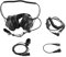 Wzxksoac Casque Microphone Anti-Bruit de L'Aviation avec Écouteurs pour Talkie-Walkie, Réduction du Bruit Monté sur la Tête