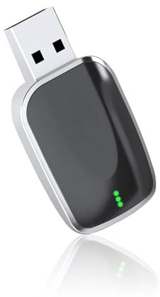 Mini Wireless CarPlay & Android Auto Adapter 2-in-1 – 2025 Upgrade, Superschnelle Verbindung ohne Verzögerung, Plug & Play Dongle mit USB A & C, kompatibel mit iPhone iOS 10+ & Android 11+