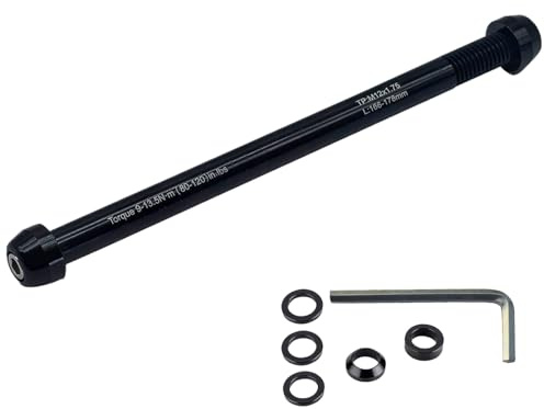 Steckachse Für Rollentrainer, Trainingsgerät Steckachse, Ersatzachse Für Rollentrainer Fahrrad, Steckachsenadapter 12mm Für Fahrradtrainer,Einfache Montage Fahrradzubehör Für Erwachsene & Jugendliche