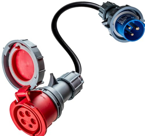 Voldt Adapter 16A 5-polig auf CEE 16A 3-polig