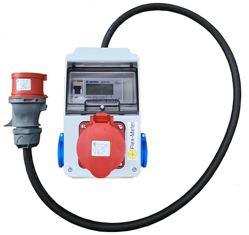 Mobiler Stromzähler CEE 400V/32A geeicht MID