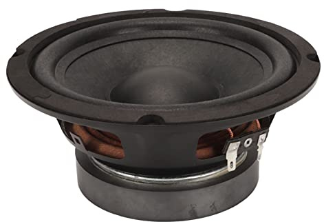 Aramox 6.5 Inch Full Range Speaker, Iron Woofer Tweeter, 40W 8 Ohm, Compact Design for DIY Home and Karaoke Systems