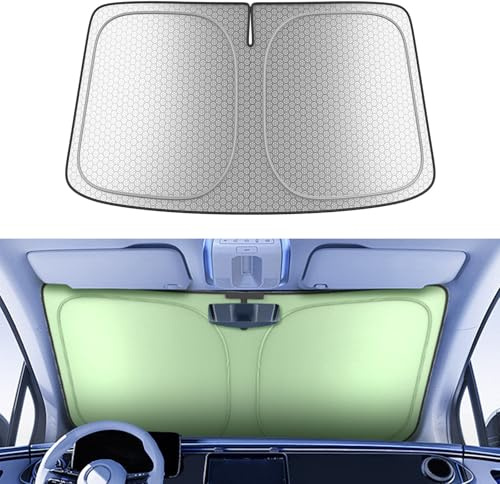 Coche Parasol Delanteras para Citroen C4 Picasso/Grand C4 Picasso/Grand C4 Spacetourer, Plegable Protección Anti Rayos UV Aislamiento Térmico Auto Interior Accesorios