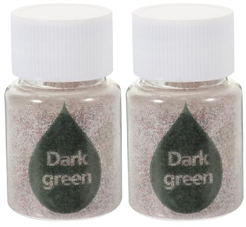 Hemobllo Polvo de Tinte Verde para Ropa Tie Dye, 2 Botellas de 20g Color Estable y No se Desvanece, Adecuado para Teñir Zapatos y Sombreros en Actividades Familiares
