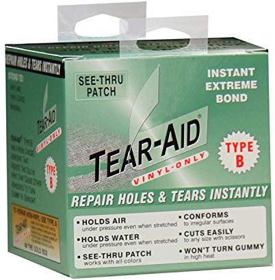 Tear-Aid Vinyl Repair Patch Kit Type B