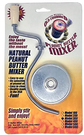 Witmer Company Organic Peanut Butter Hand Mixer Jar Cap Beater New