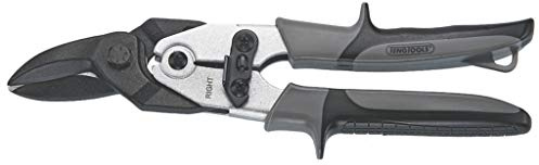 Teng Tools Aviation Tin Snips - Straight/Right Cut Regular Tin Cutting Shears - 491