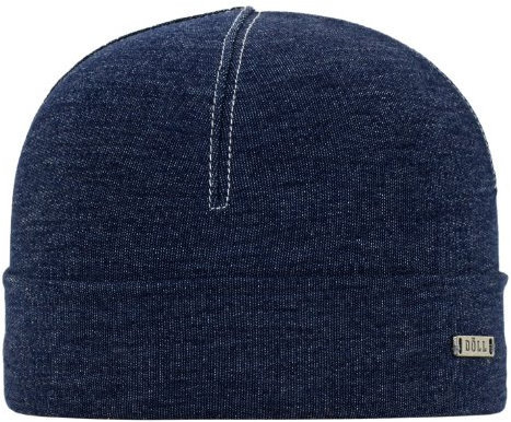 Döll Unisex Strickmütze Trikot-Topfmütze 1414840722, Einfarbig, Gr. One Size (Herstellergröße: 53), Blau (Dark Blue Denim 0012)