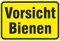 Schild Achtung/Vorsicht Bienen aus Aluminium-Verbundmaterial 3mm stark 20 x 30 cm