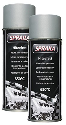Kwasny 2X 300 030 Auto-K SPRAILA Hitzefest 650°C Silber 400ml