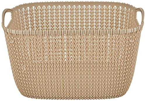 Curver Knit Watch, Sandfarben, 30x40x24 cm
