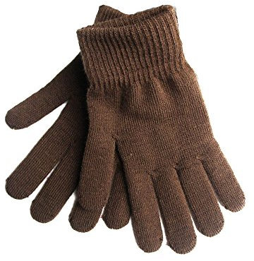 Mellons Winterhandschuhe für Damen und Herren, warm, coffee, Einheitsgröße